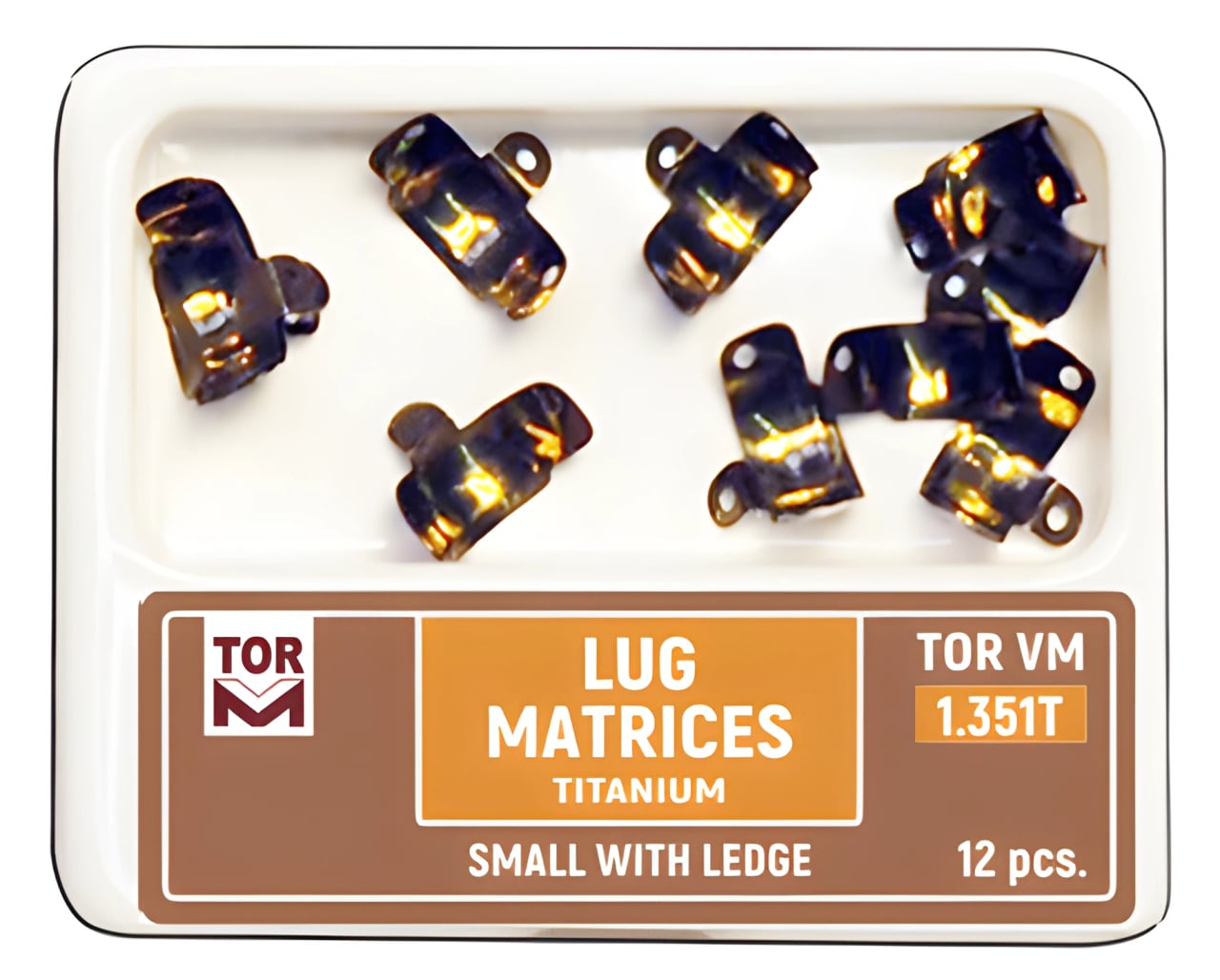 Lug Titanium Matrices, small with ledge, 4.5 mm